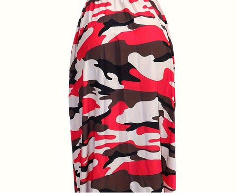 Classy camouflage skirt