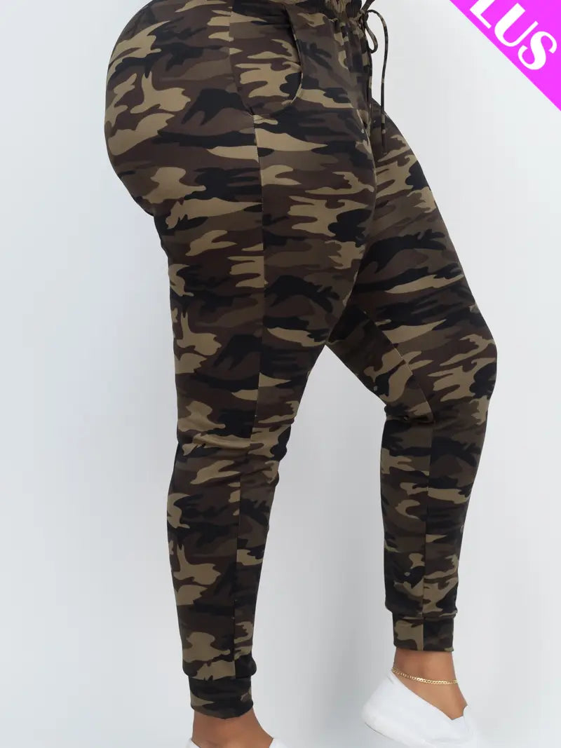 Camouflage joggers